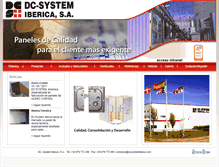 Tablet Screenshot of dcsystemiberica.com